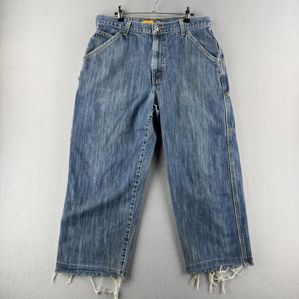 Vintage Levis Silvertab Jeans Mens 34x30 (Fits 33x25 Cropped) Baggy Y2K Carpente